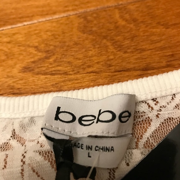 Bebe rhinestone logo T-shirt & zuma pant L - Picture 8 of 8